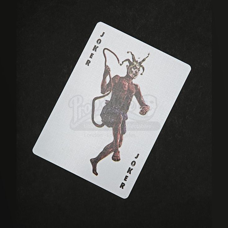 dark knight joker card