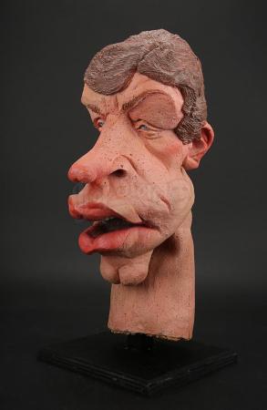 Lot # 21 - Steve Davis Puppet Head - 2