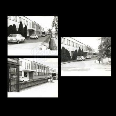 Lot # 27 - Harry Lange Auction - Set of Three Photographs of Elstree Studio Exterior