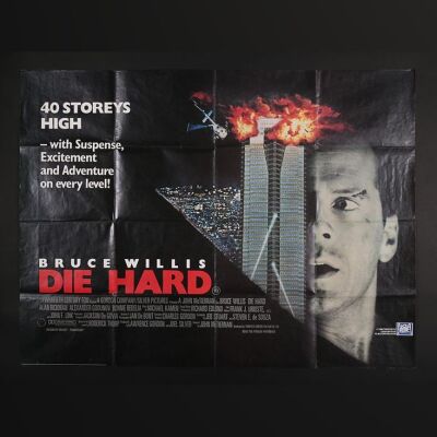 Lot #4 - DIE HARD (1988) - UK Quad Poster 1988