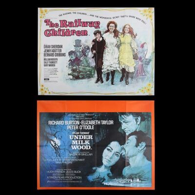 Lot #8 - UNDER MILK WOOD (1971) AND THE RAILWAY CHILDREN (1970) - UK Quad Poster 1971