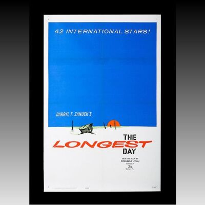 Lot #103 - THE LONGEST DAY (1962) - US One-Sheet "Blue Sky" Poster 1962