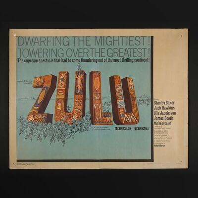 Lot #104 - ZULU (1963) - US Half-Sheet Poster 1963