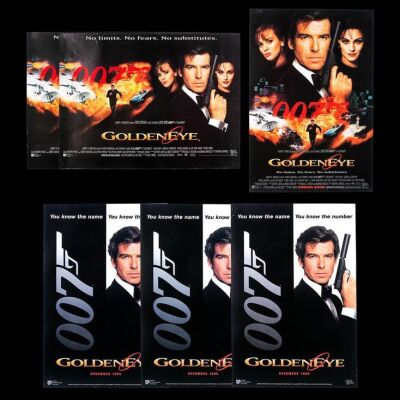 Lot #172 - JAMES BOND: GOLDENEYE (1995) - Four US One-Sheet Advance Posters and Two UK Quad Posters 1995