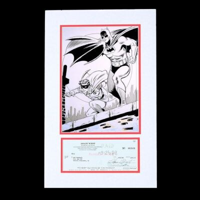 Lot #44 - BATMAN (1966-68) - Autographed Display 1980