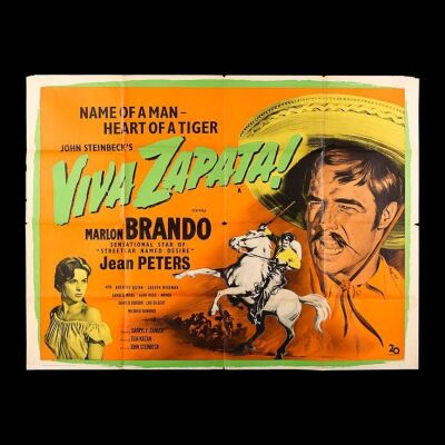 Lot #7 - VIVA ZAPATA! (1952) - UK Quad Poster 1952