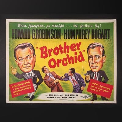 Lot #49 - BROTHER ORCHID (1940) - UK Quad Poster clate 1940s