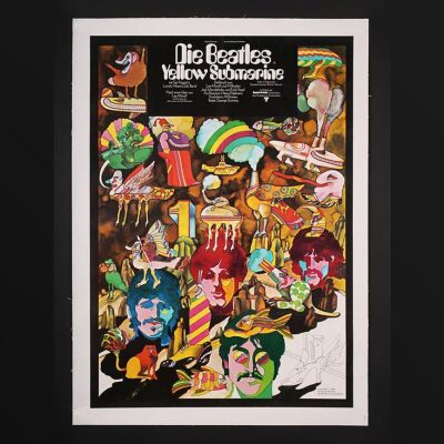 Lot #53 - YELLOW SUBMARINE (1968) - German A1 Poster 1968