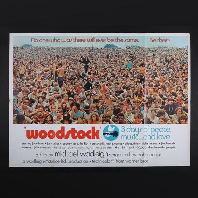 Lot #54 - WOODSTOCK (1970) - UK Quad Poster 1970