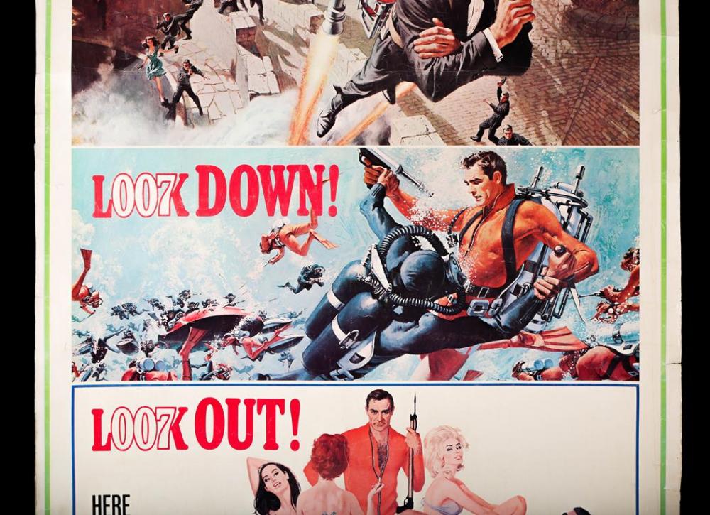 Lot #129 - JAMES BOND: THUNDERBALL (1965) - US 40x60 Poster 1965 - 3