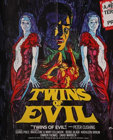 Lot #289 - TWINS OF EVIL / HANDS OF THE RIPPER (1971) - UK Quad Poster 1971 - 2