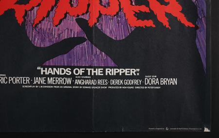 Lot #289 - TWINS OF EVIL / HANDS OF THE RIPPER (1971) - UK Quad Poster 1971 - 4