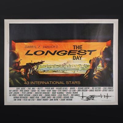 Lot #102 - THE LONGEST DAY (1962) - UK Quad Poster 1962