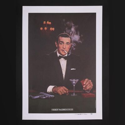 Lot #166 - JAMES BOND: THE ROBERT MCGINNIS HOLLYWOOD EDITION (C 2000S) - Autographed Limited Edition Print c 2000s
