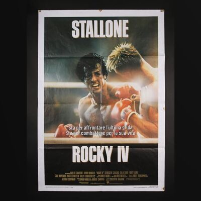 Lot #440 - ROCKY IV (1986) - Italian 2-Fogli Poster 1986