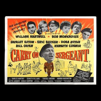 Lot #12 - CARRY ON SERGEANT (1958) - UK Quad Poster 1958