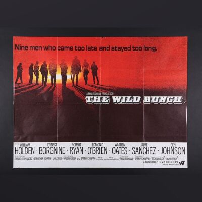 Lot #435 - THE WILD BUNCH (1969) - UK Quad Poster 1969