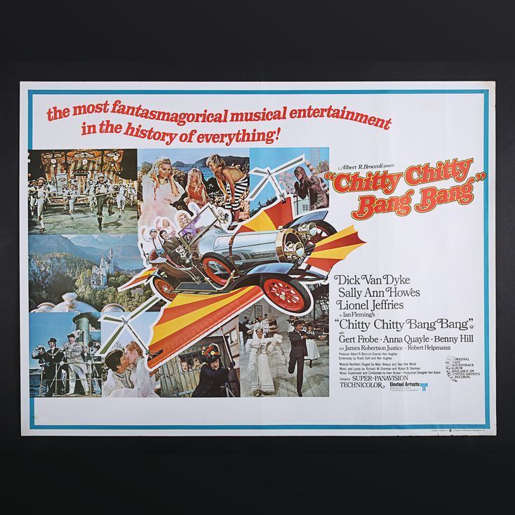 Lot #334 - Chitty Chitty Bang Bang (1968) - Uk Quad Poster 1968 - Price 