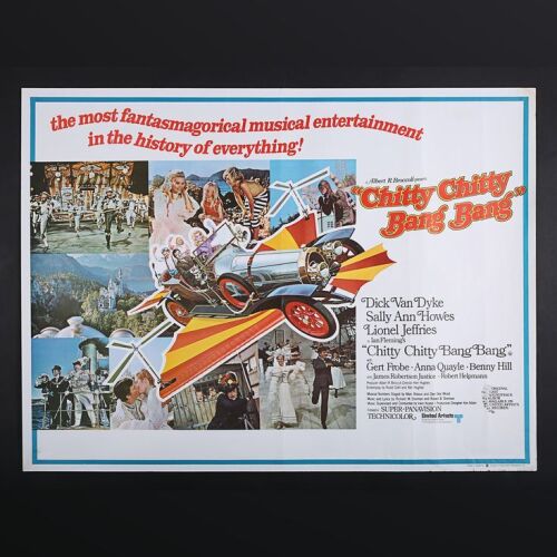 Lot #334 - CHITTY CHITTY BANG BANG (1968) - UK Quad Poster 1968 - Price ...