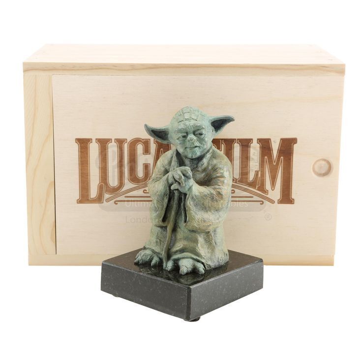 Lot #742 - LUCASFILM - Limited Edition Bronze Yoda Fountain Maquette