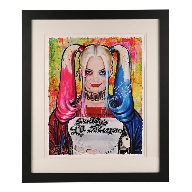 harley quinn autographed