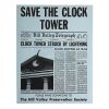 Lot #73 - BACK TO THE FUTURE (1985) - "Save The Town Clock" Flyer