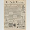Lot #90 - BACK TO THE FUTURE PART III (1990) - Hill Valley Telegraph Newspaper