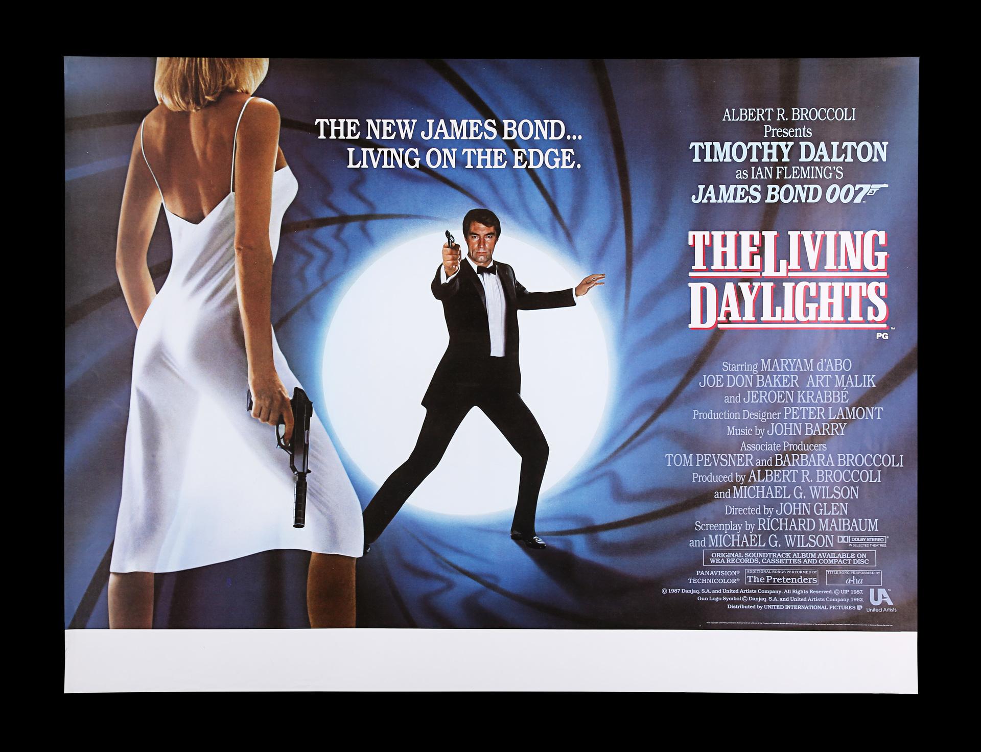 Lot #154 - THE LIVING DAYLIGHTS (1987) - UK Quad 