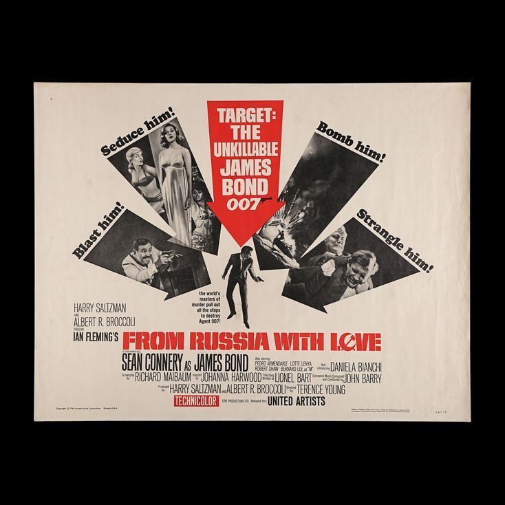 Lot #264 - FROM RUSSIA WITH LOVE (1963) - US Half-Sheet Poster, 1963