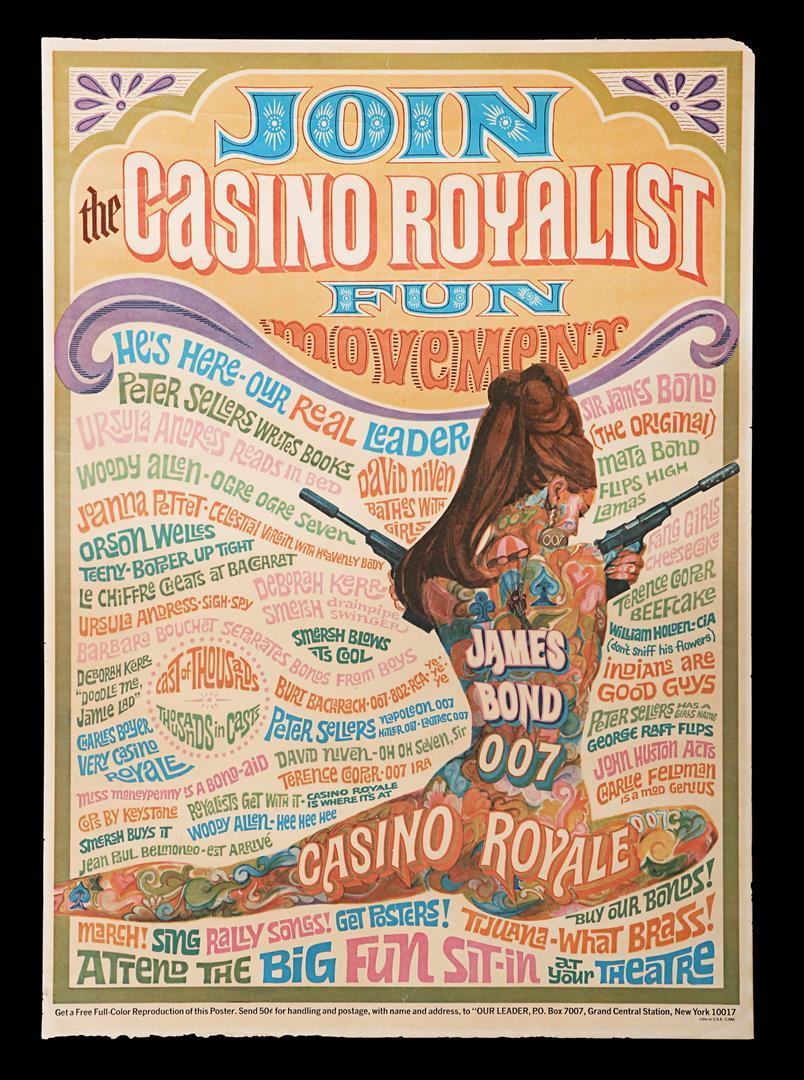 1967 casino royale poster background