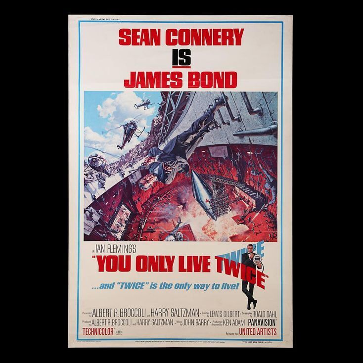 Lot #332 - YOU ONLY LIVE TWICE (1967) - US 40x60 Poster, 1967