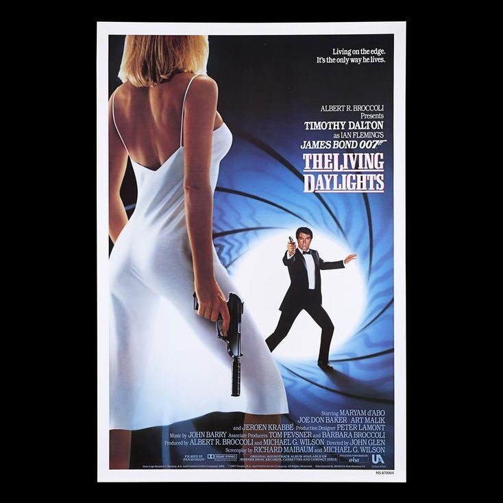 Lot #435 - THE LIVING DAYLIGHTS (1987) - US One-Sheet 