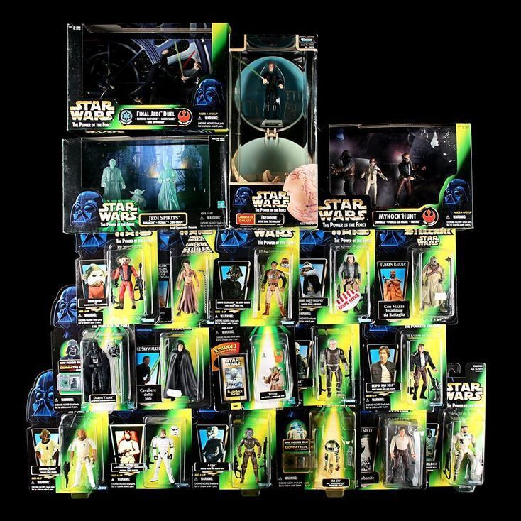 Lot # 532 - Power Of The Force Action Figures - Price Estimate: $30 - $50