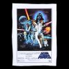 Lot #8 - STAR WARS: A NEW HOPE (1977) - Autographed One-Sheet "Style C" Canvas Poster