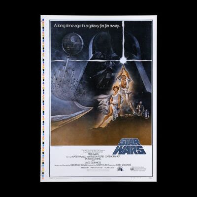 Lot #11 - STAR WARS: A NEW HOPE (1977) - US One-Sheet Style-A "Printer's Proof" Poster, 1977