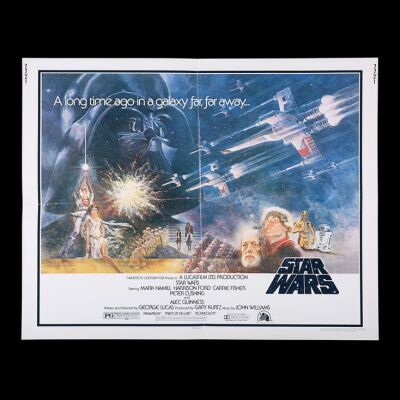Lot #16 - STAR WARS: A NEW HOPE (1977) - US Half-Sheet Poster, 1977