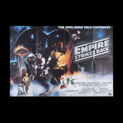 Lot #17 - STAR WARS: THE EMPIRE STRIKES BACK (1980) - ESB Quad Poster, 1980 - Gone With the Wind Style A Design