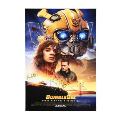 Lot #41 - BUMBLEBEE (2018) - Cast Autographed Poster, 2018