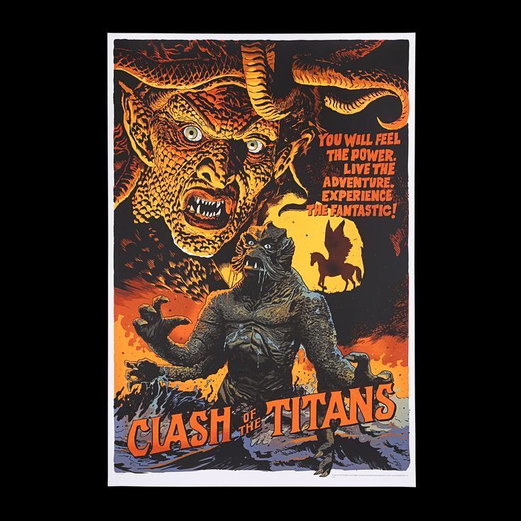 Lot #237 - CLASH OF THE TITANS (1981) - Mondo Poster, 2014