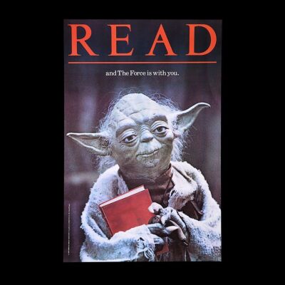 Lot #305 - STAR WARS: THE EMPIRE STRIKES BACK (1980) - Howard Kazanjian Collection: Yoda 'Read' Poster - American Library Association, 1983
