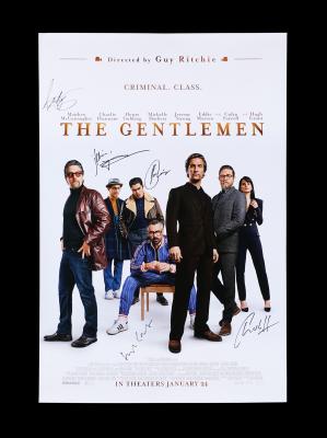 Lot #73 - THE GENTLEMEN (2019) - US One-Sheet, 2019, Autographed by Charlie Hunnam, Hugh Grant and Others