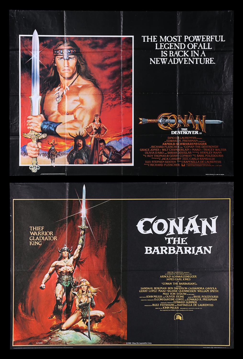 conan the destroyer poster