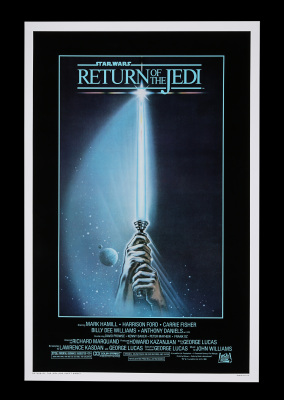 Lot #210 - STAR WARS: RETURN OF THE JEDI (1983) - Howard Kazanjian Collection: US One-Sheet Poster, 1983