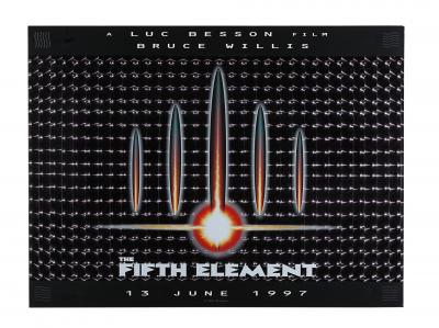 Lot #219 - THE FIFTH ELEMENT (1997) - Lenticular UK Quad, 1997