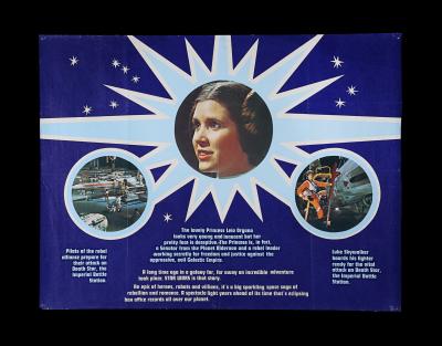 Lot #288 - STAR WARS: A NEW HOPE (1977) - Marler Haley UK Quad Poster, 1977