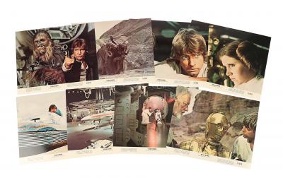 Lot #289 - STAR WARS: A NEW HOPE (1977) - Eight US Mini Lobby Cards, 1977