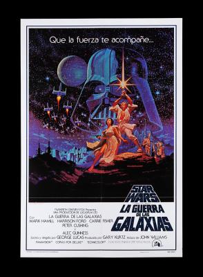 Lot #298 - STAR WARS: A NEW HOPE (1977) - US One-Sheet (Spanish Language), 1977