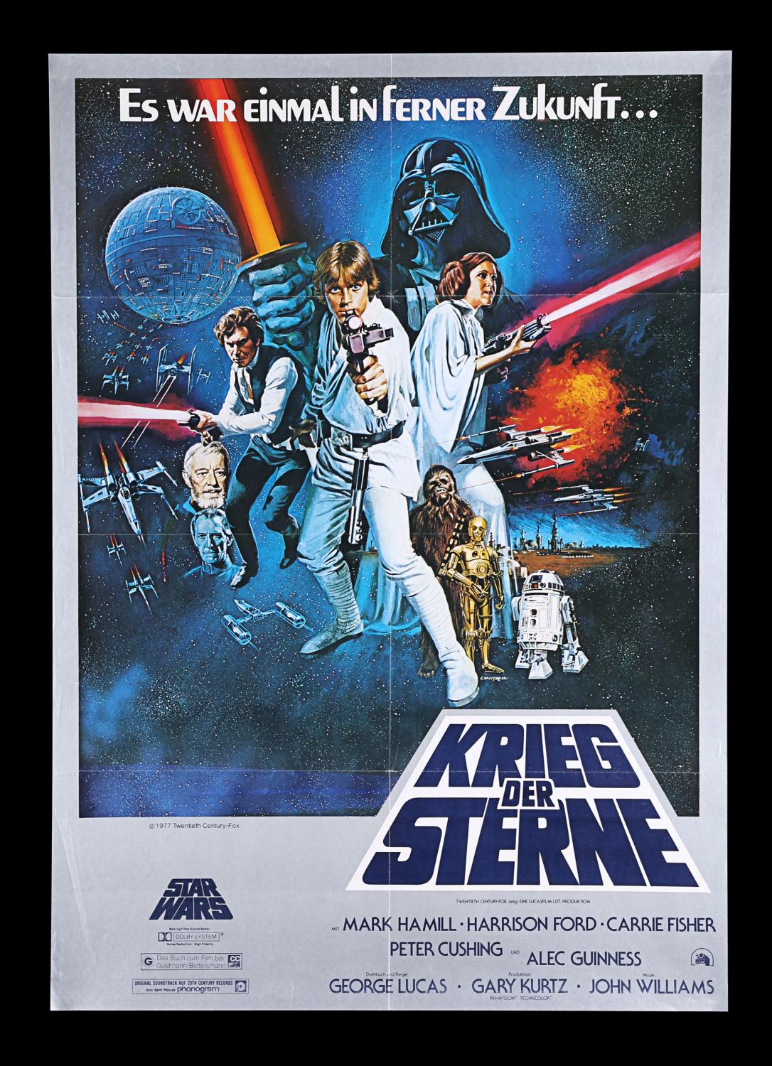 These seem to be the two main posters for Star Wars in 1977, which one do  you consider to be the definitive version for the film? (Tom Jung's on  left/Tom Chantrell on