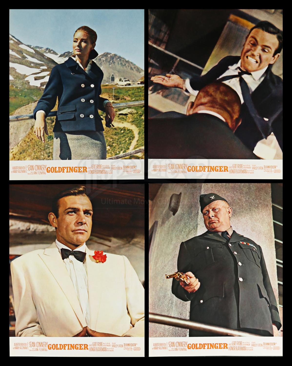 Lot #378 - GOLDFINGER (1964) - Carter-Jones Collection: 24 French Lobby ...