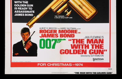 Lot #416 - THE MAN WITH THE GOLDEN GUN (1974) - US One-Sheet (Advance ...